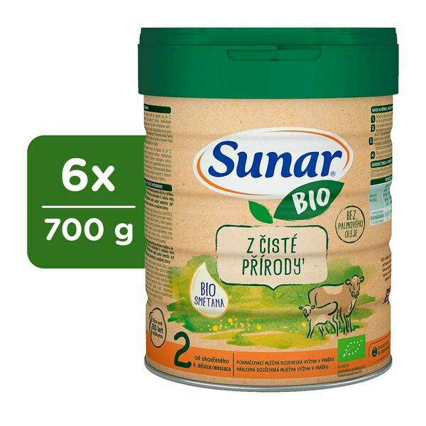 Sunar BIO 2 6x700 g porovnat ceny