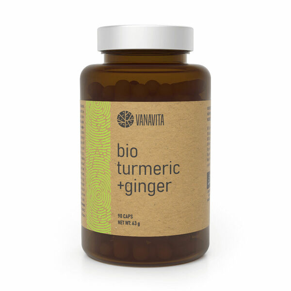 VanaVita Bio Kurkuma + Zázvor 90 kapslí porovnat ceny