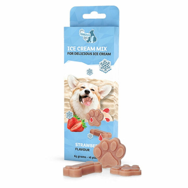 COOLPETS Směs na výrobu psí zmrzliny jahoda 65 g porovnat ceny