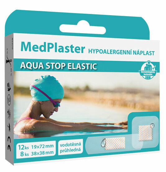 MedPlaster Náplast AQUA stop elastic 2 velikosti 20ks porovnat ceny