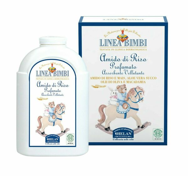 Helan Linea BIMBI Dětský rýžový pudr pod pleny bio 75g porovnat ceny
