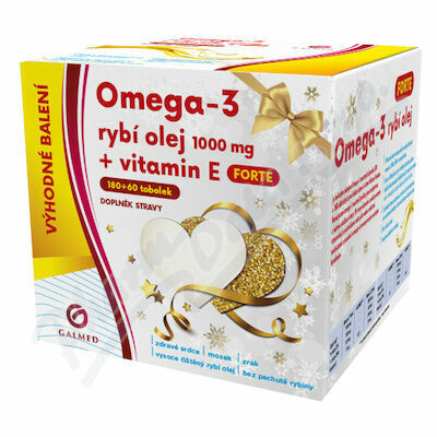 Omega-3 rybí olej forte tob.180+60 Galmed porovnat ceny
