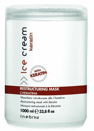 Inebrya Restrukturační maska s keratinem Ice Cream Keratin (Restructuring Mask) - 1000 ml porovnat ceny