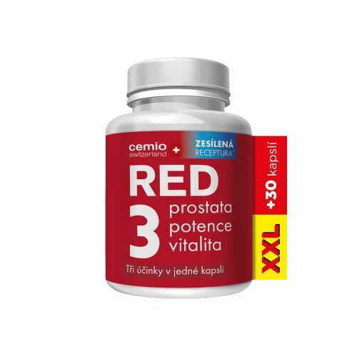 CEMIO RED3, XXL 90 + 30 kapslí porovnání ceny