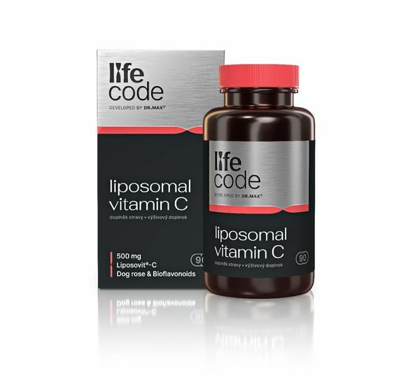 Dr. Max Life Code Liposomal Vitamin C 90 kapslí porovnat ceny