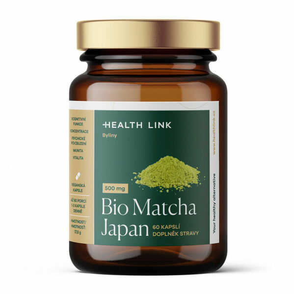 HEALTH LINK Matcha japan 500 mg BIO 60 kapslí porovnat ceny