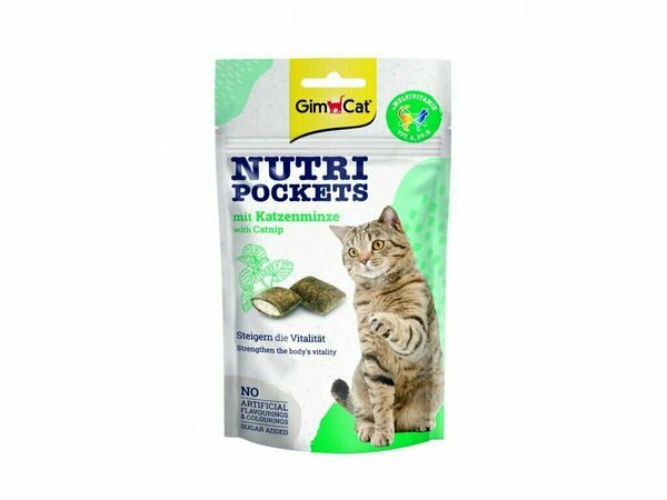 Gimcat Nutri Pockets s catnipem 60 g porovnat ceny