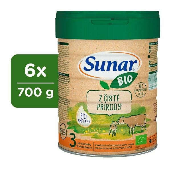 Sunar BIO 3 6x700 g porovnat ceny