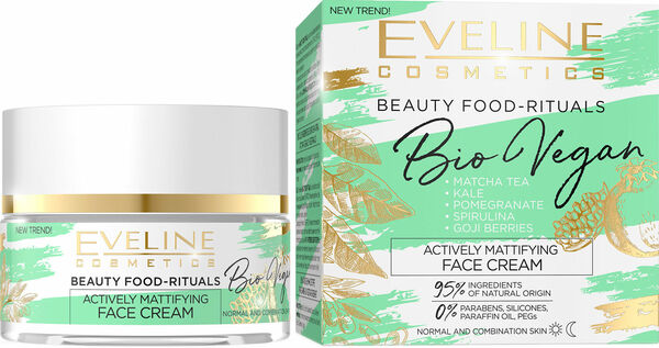 Eveline Cosmetics  Eveline BIO VEGAN Aktivně matující denní a noční krém 50ml porovnat ceny