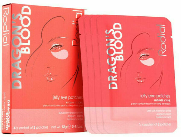 Rodial Hydrogelová maska na oční okolí Dragon's Blood Jelly Eye Patches 4x2ks porovnat ceny