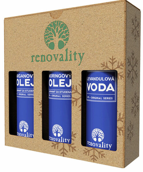 Renovality Dárkový set Argan, Moringa, Levandulová voda porovnat ceny