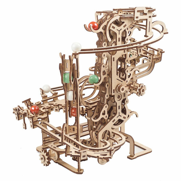 Ugears  3D dřevěné mechanické puzzle Kuličková dráha řetězová porovnat ceny