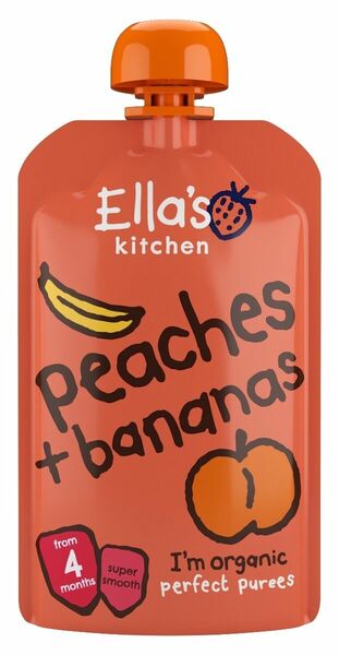 Ellas Kitchen BIO Banán a broskve kapsička 120 g porovnat ceny