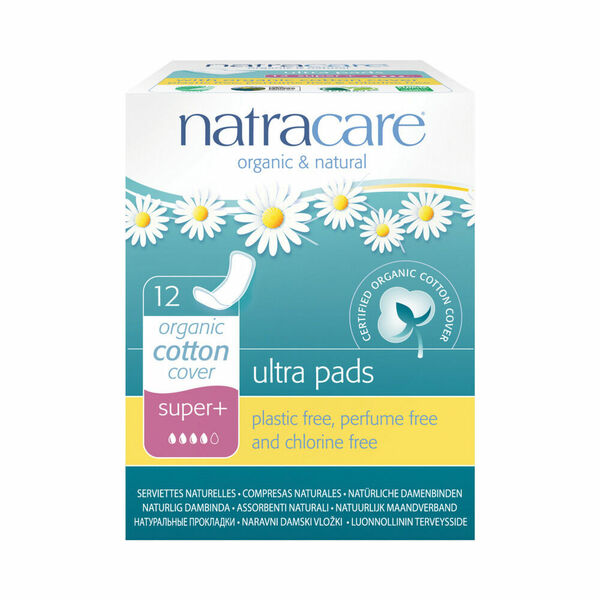 NATRACARE Menstruační vložky Ultra SUPER PLUS bez křidélek 12 ks porovnat ceny