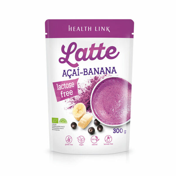 HEALTH LINK Acai-banán latte BIO 300 g porovnat ceny