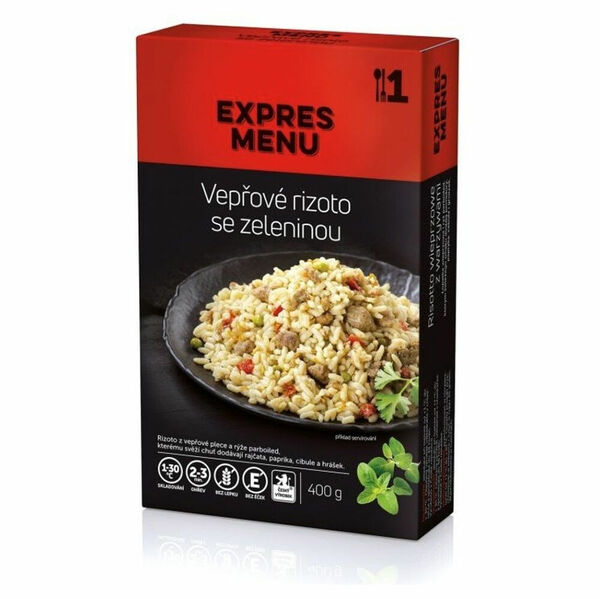 EXPRES MENU Vepřové rizoto se zeleninou 400 g porovnat ceny