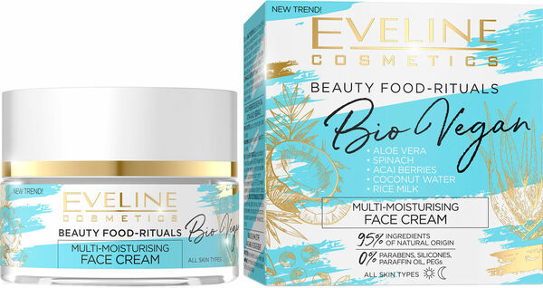 Eveline Cosmetics  Eveline BIO VEGAN Multi-hydratační denní a noční krém 50ml porovnat ceny