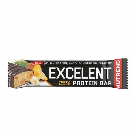 Nutrend  EXCELENT PROTEIN BAR 85g vanilka s ananasem porovnat ceny