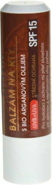 Body Tip Balzám na rty s arganovým olejem SPF15 4,2g porovnat ceny
