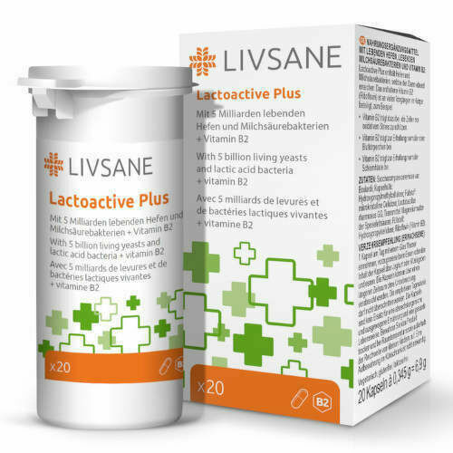 LIVSANE Laktoaktivní kapsle plus vitamín B2 20ks porovnat ceny