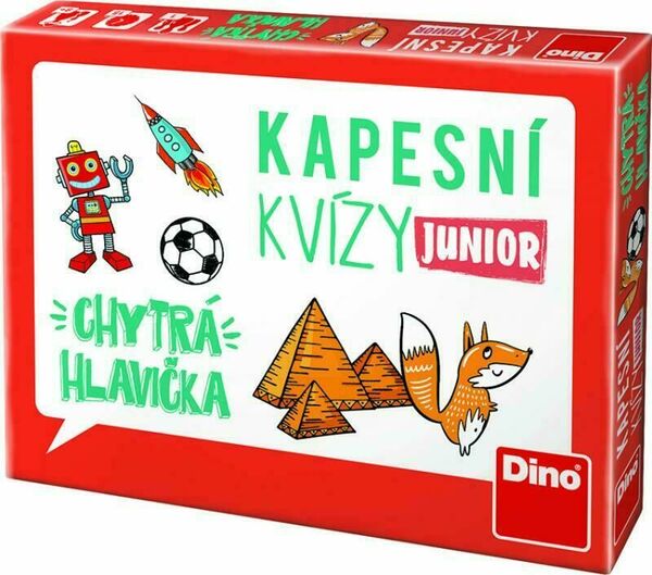 Dino Kapesní kvízy Junior Chytrá hlavička, cestovní hra porovnat ceny