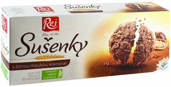 Rej  Žitné sušenky celozrnné kakaové 6ks porovnat ceny