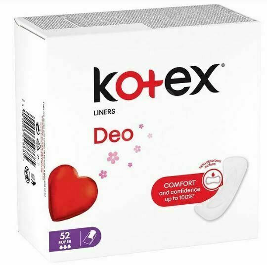 Kotex® Liners Super Deo 52ks porovnat ceny