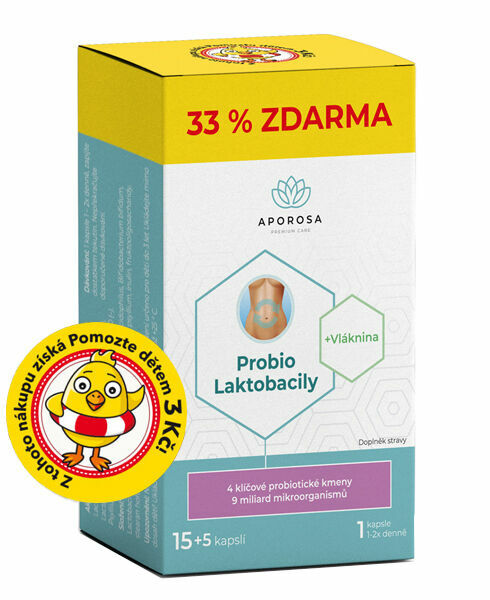 APOROSA Probio Laktobacily 20 kapslí porovnat ceny