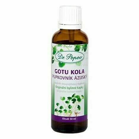 Dr.Popov Kapky bylinné Gotu kola 50ml porovnat ceny