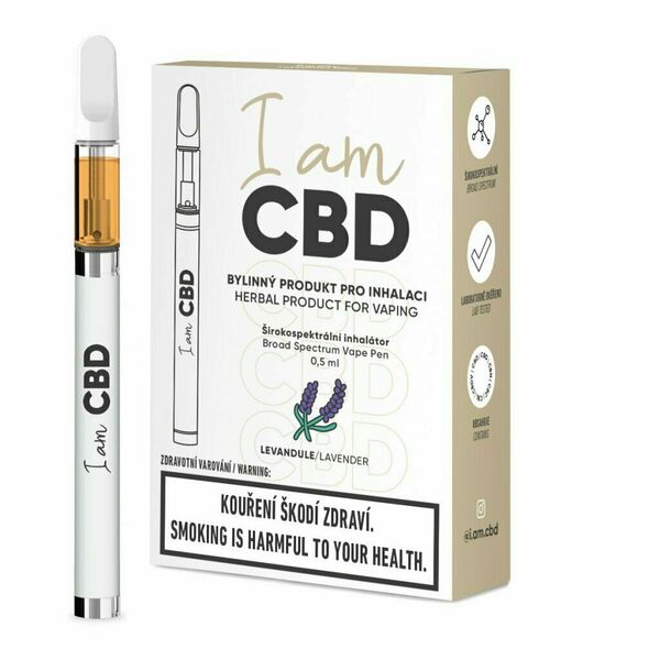 I am CBD inhalátor širokspektrální CBD levandule 1ks porovnat ceny