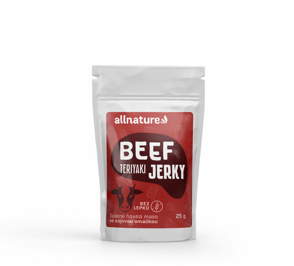 ALLNATURE Beef Teriyaki Jerky sušené maso 25 g porovnat ceny