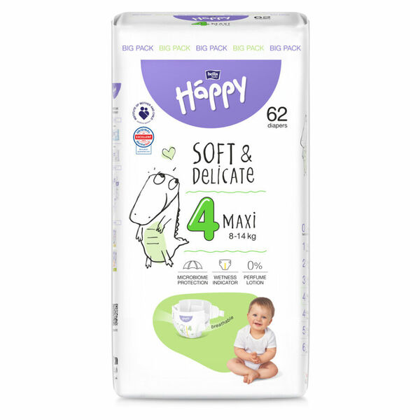 BELLA Baby happy maxi 62 kusů porovnat ceny