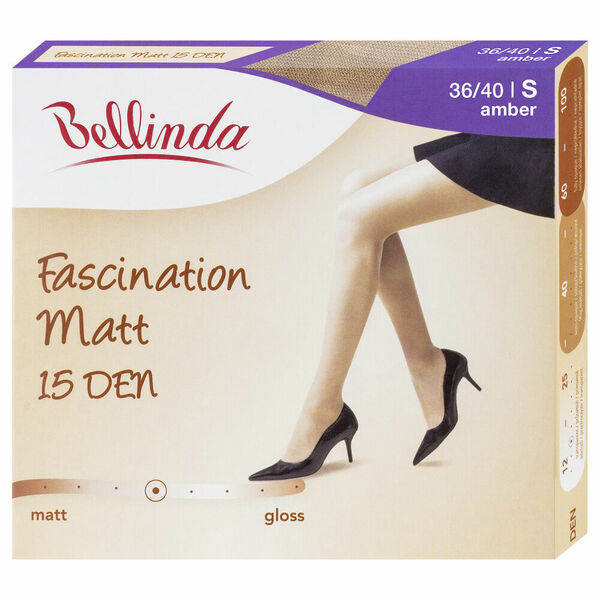 BELLINDA Dámské punčochy matt 40 S středně tělová 1 kus porovnat ceny