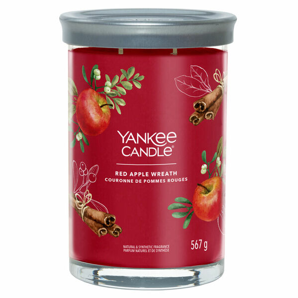 YANKEE CANDLE Signature Tumbler velký Red Apple Wreath 567 g porovnat ceny