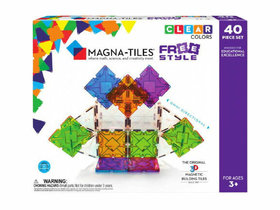 Valtech Magnetická stavebnice Magna Tiles X FreeStyle 40 porovnat ceny