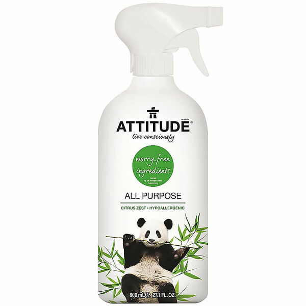 ATTITUDE univerzální čistič s vůní citronové kůry s rozprašovačem 800 ml porovnat ceny