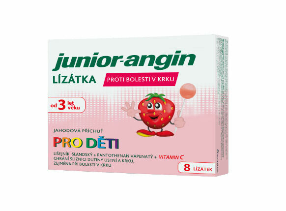 Junior-angin lízátka pro děti 8ks porovnat ceny