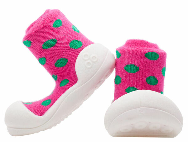 Attipas Dětské Botičky Polka Dot Pink L porovnat ceny
