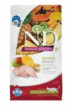N&d Tropical Selection Cat Neutered Chicken 1,5kg porovnat ceny