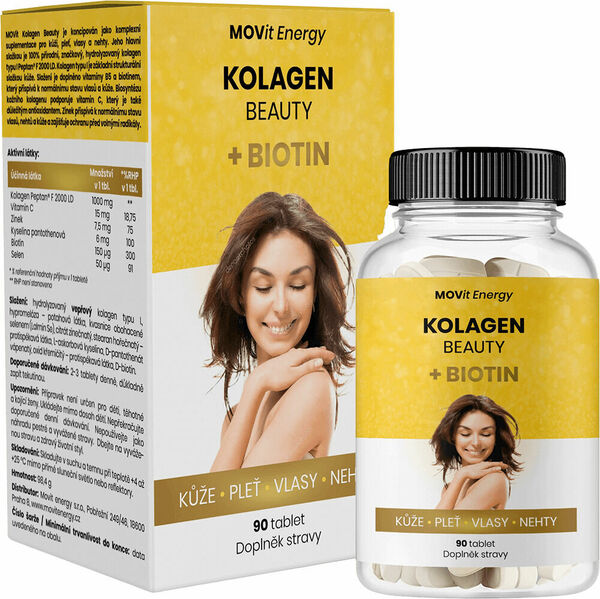 MOVit Energy  MOVit Kolagen Beauty + Biotin 90 tablet porovnat ceny