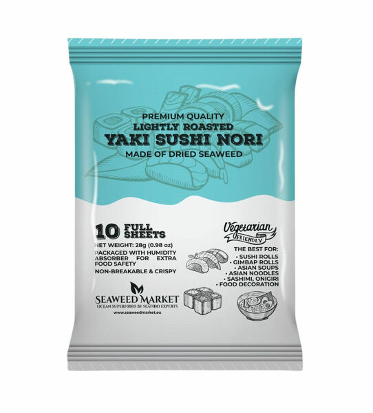 Seaweed Market Nori Mořská řasa 10 listů 28g porovnat ceny