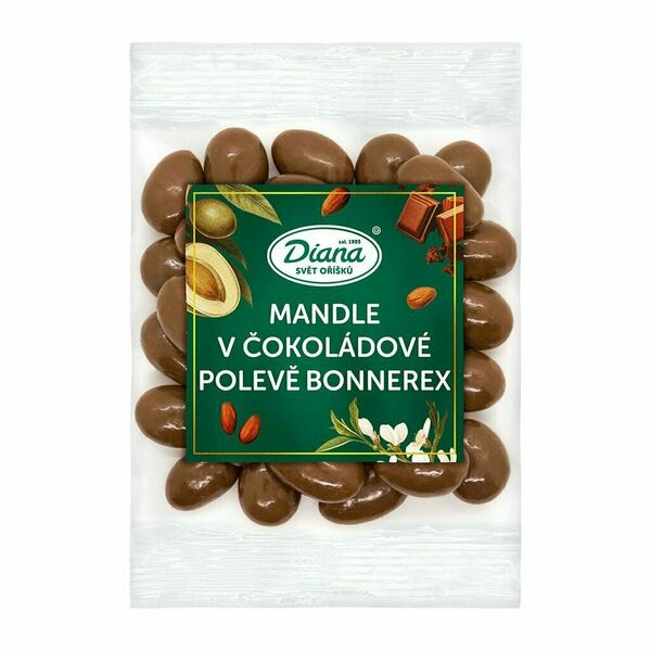 Diana Company Mandle v čokoládové polevě bonnerex 100g porovnat ceny