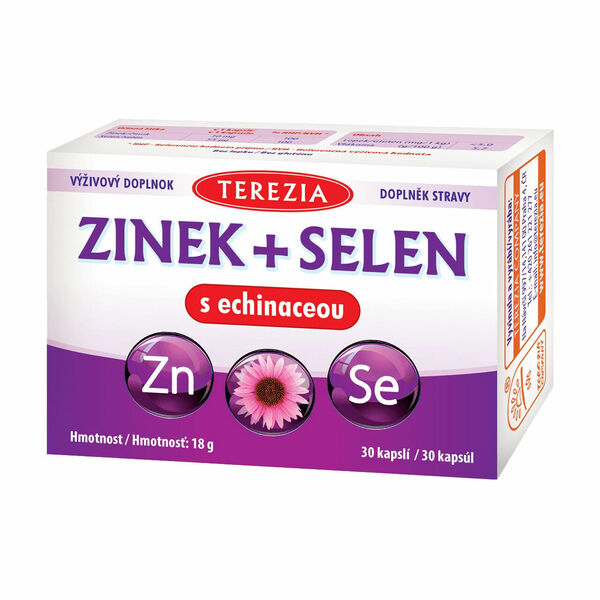 TEREZIA Zinek+selen+echinacea 30 kapslí porovnat ceny