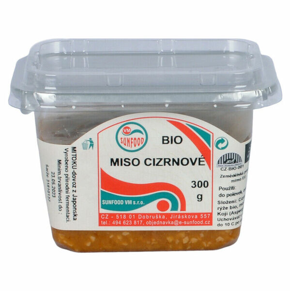 SUNFOOD Miso cizrnové BIO 300 g porovnat ceny