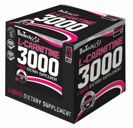 BioTech USA L-Carnitine Ampule 3000mg citron 20x25ml porovnat ceny