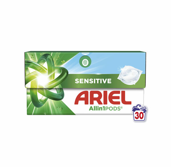 Ariel Sensitive Allin1 kapsle na praní 30 ks porovnání ceny