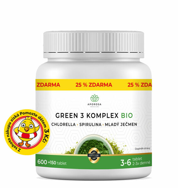 APOROSA premium Green 3 Komplex BIO 750 tablet porovnat ceny