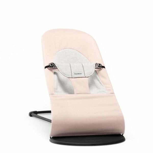 BabyBjörn Lehátko Balance Soft Light Pink/Grey Cotton/Jersey růžové porovnat ceny