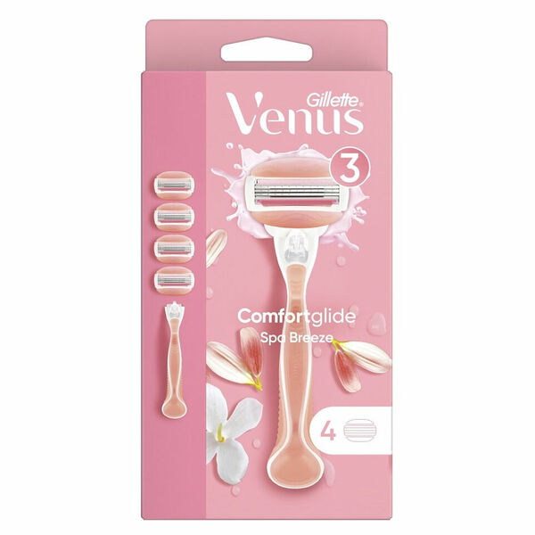 GILLETTE Venus3 ComfortGlide SpaBreeze Holící strojek  + 4 ks náhradních hlavic porovnat ceny