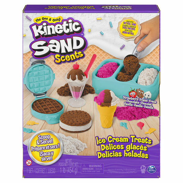 Spin Master Kinetic Sand Voňavé kopečkové zmrzliny 454g porovnat ceny